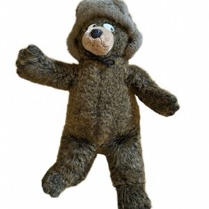 Vintage Brown Plush Bear Stuffed Toy